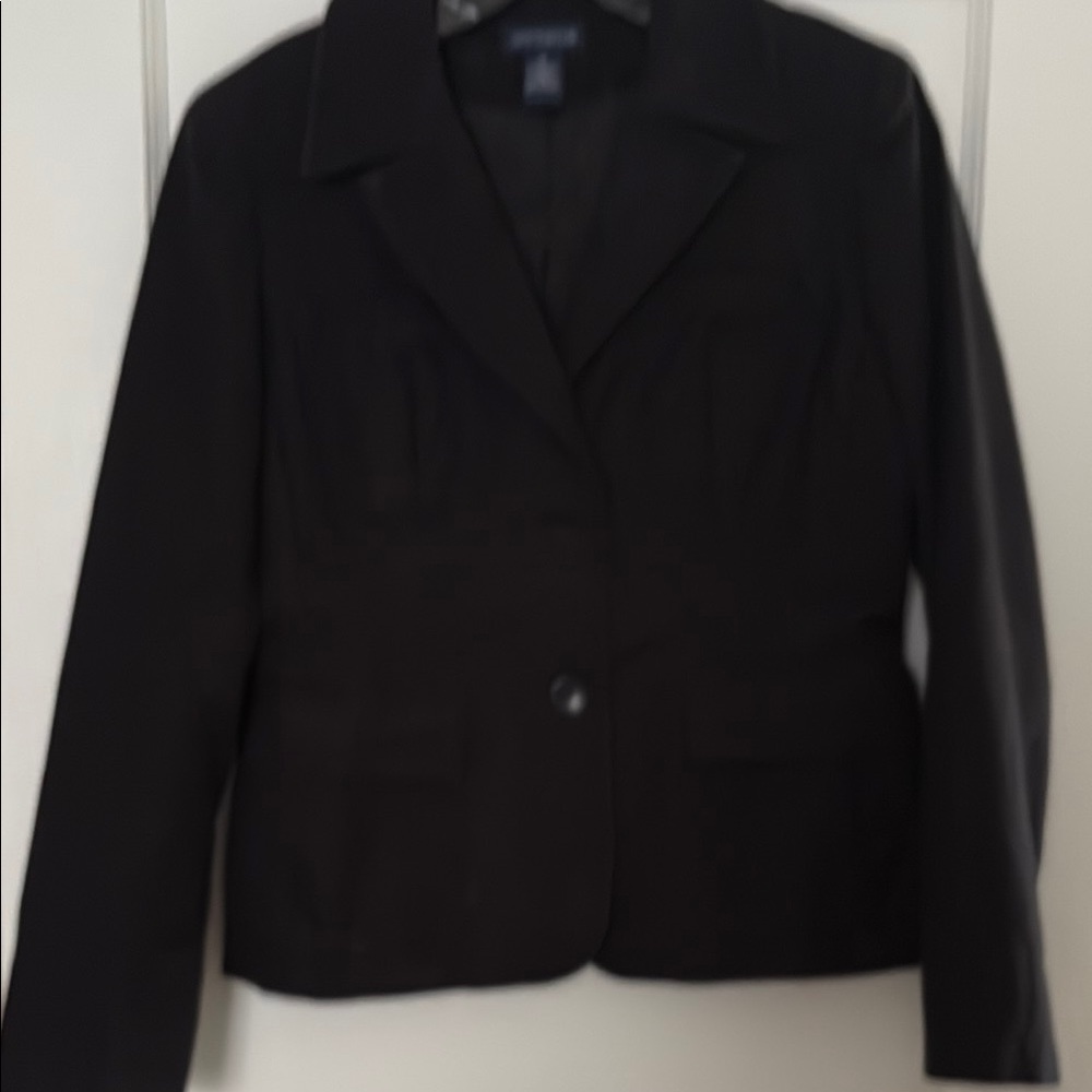 Ann Taylor Black Blazer Professional Suit Jacket